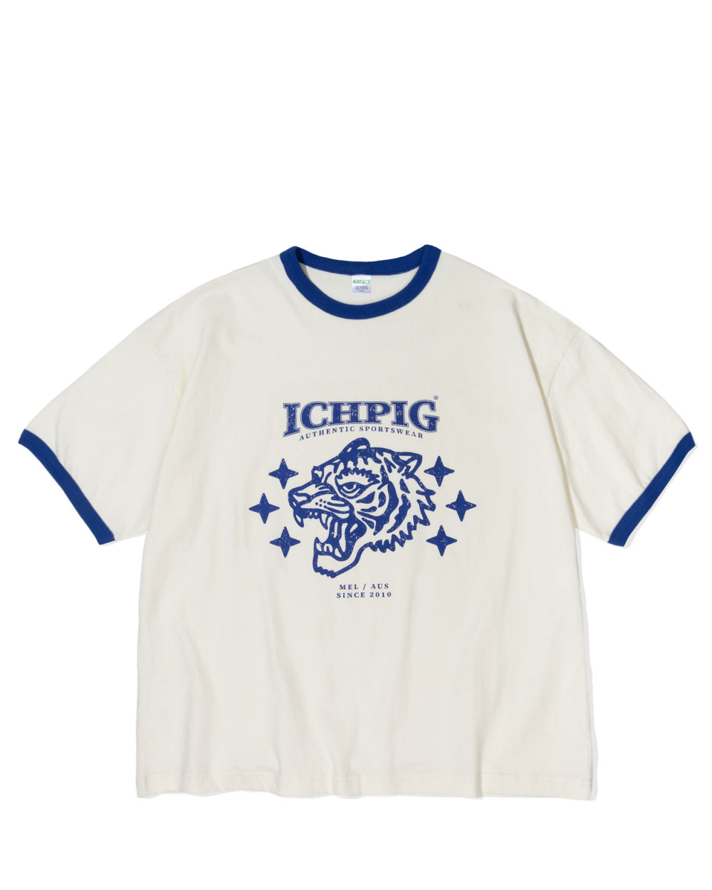Wildcat Ringer Tee - Natural