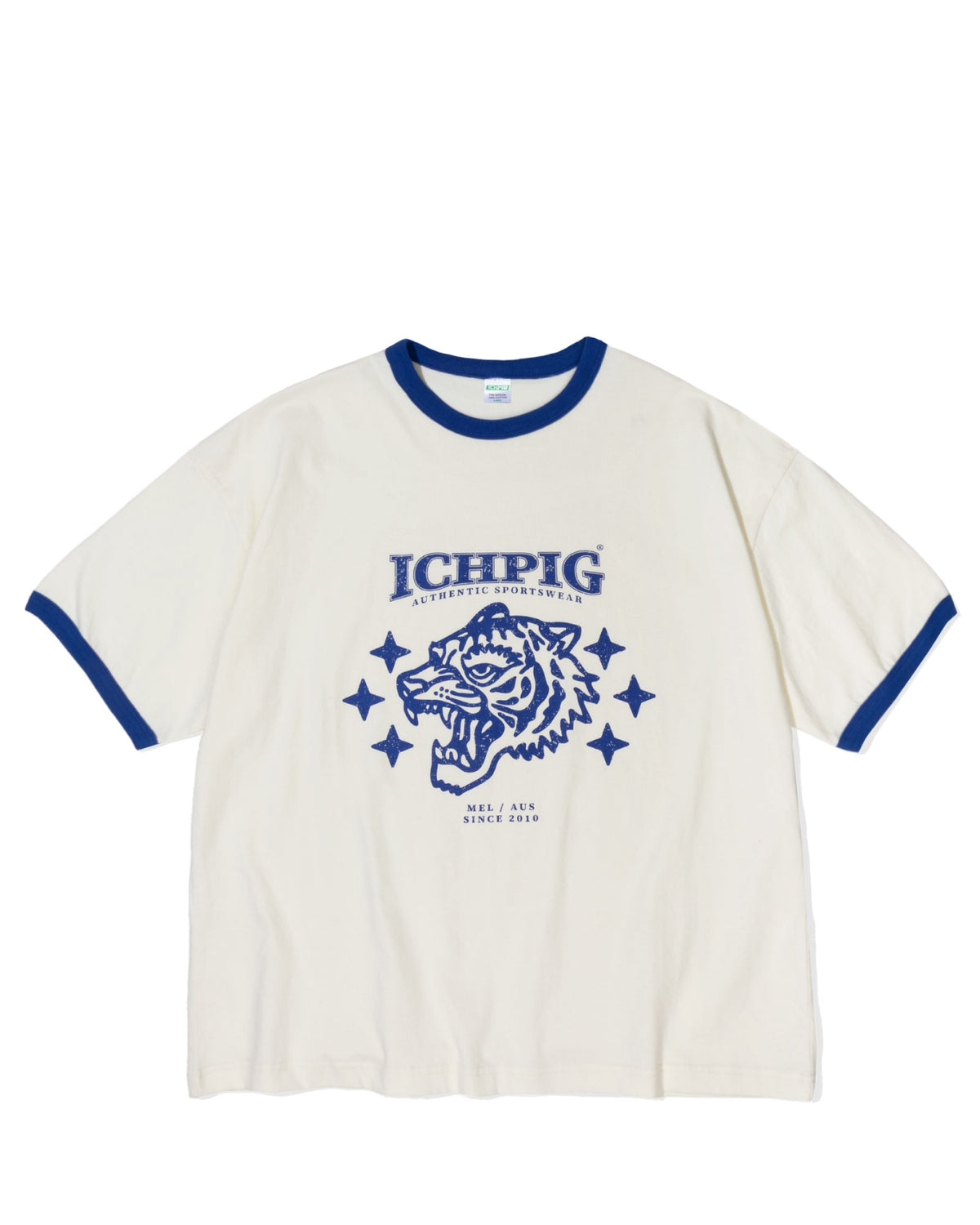 Wildcat Ringer Tee - Natural
