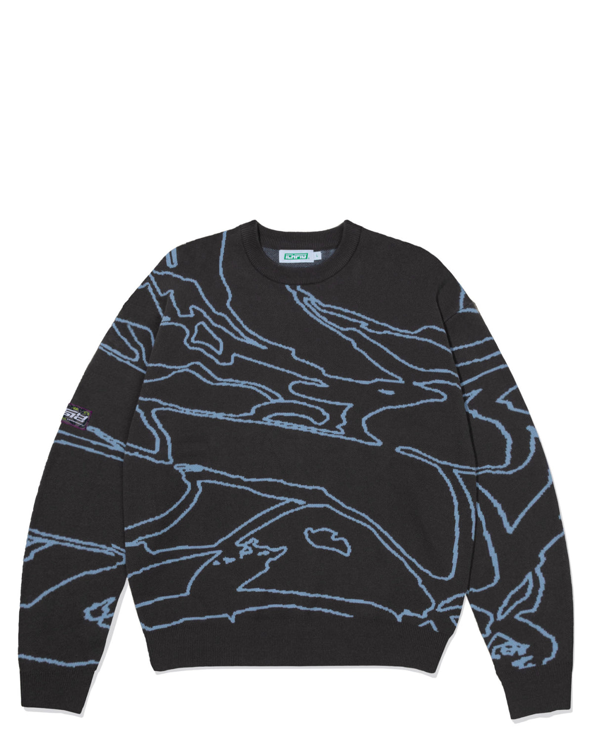 Odyssey Knitted Crew - Charcoal