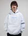 Strike Cordless Hood - White Marle / Sky Blue