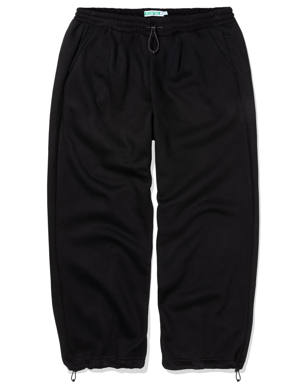 Cinch-Up Track Pants - Black