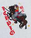 Warrior Tee - White Marle