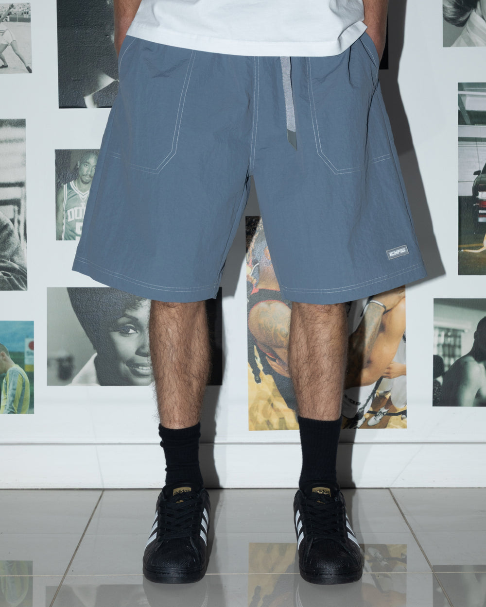 Nylon Field Shorts - Steel