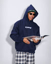 Strike Cordless Hood - Navy / White