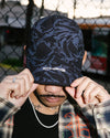 Outline 4 Panel Cap - Black Granite