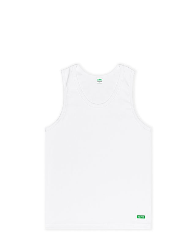 Pro Rib Singlet - White