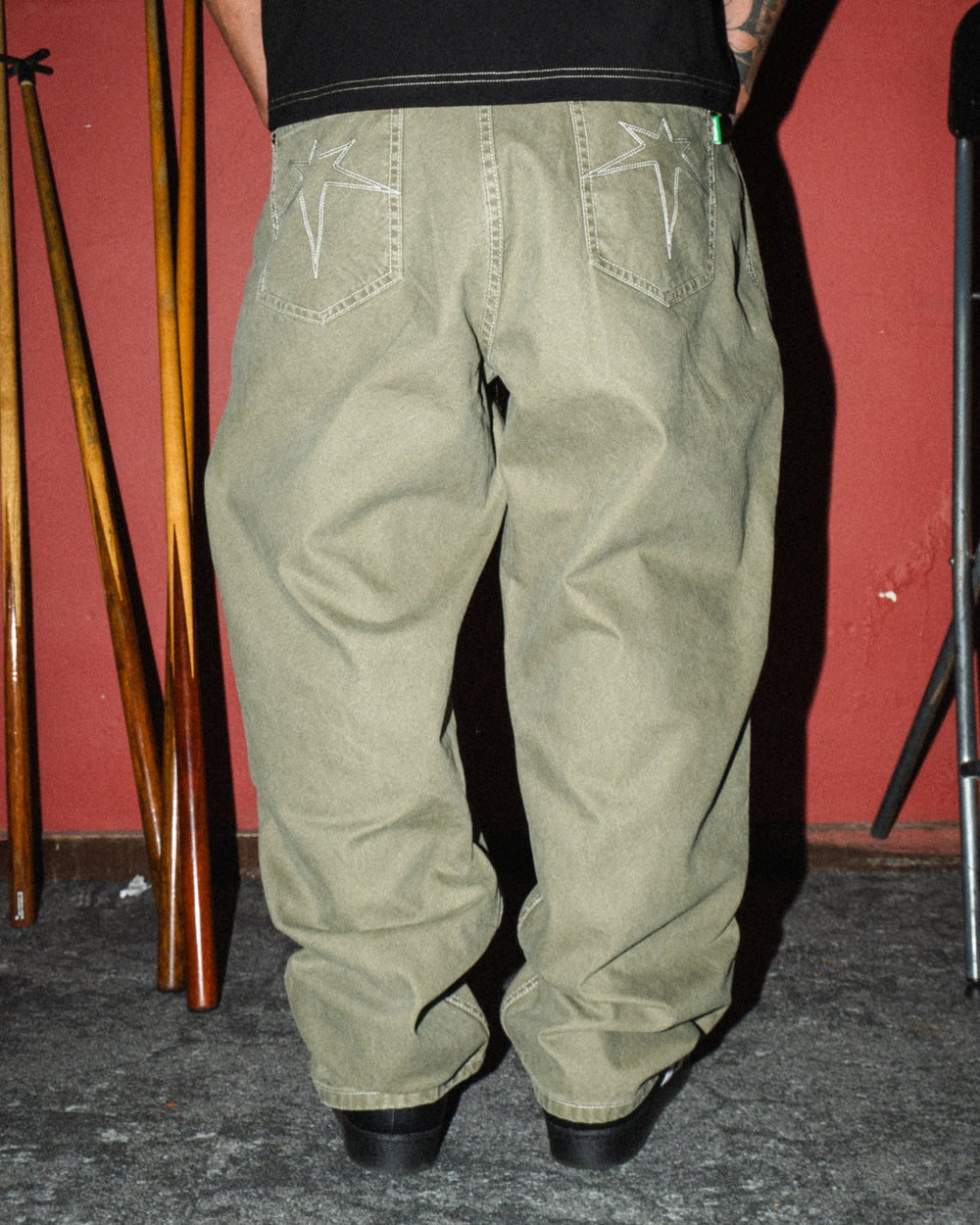 Allstar Canvas Pants - Faded Olive
