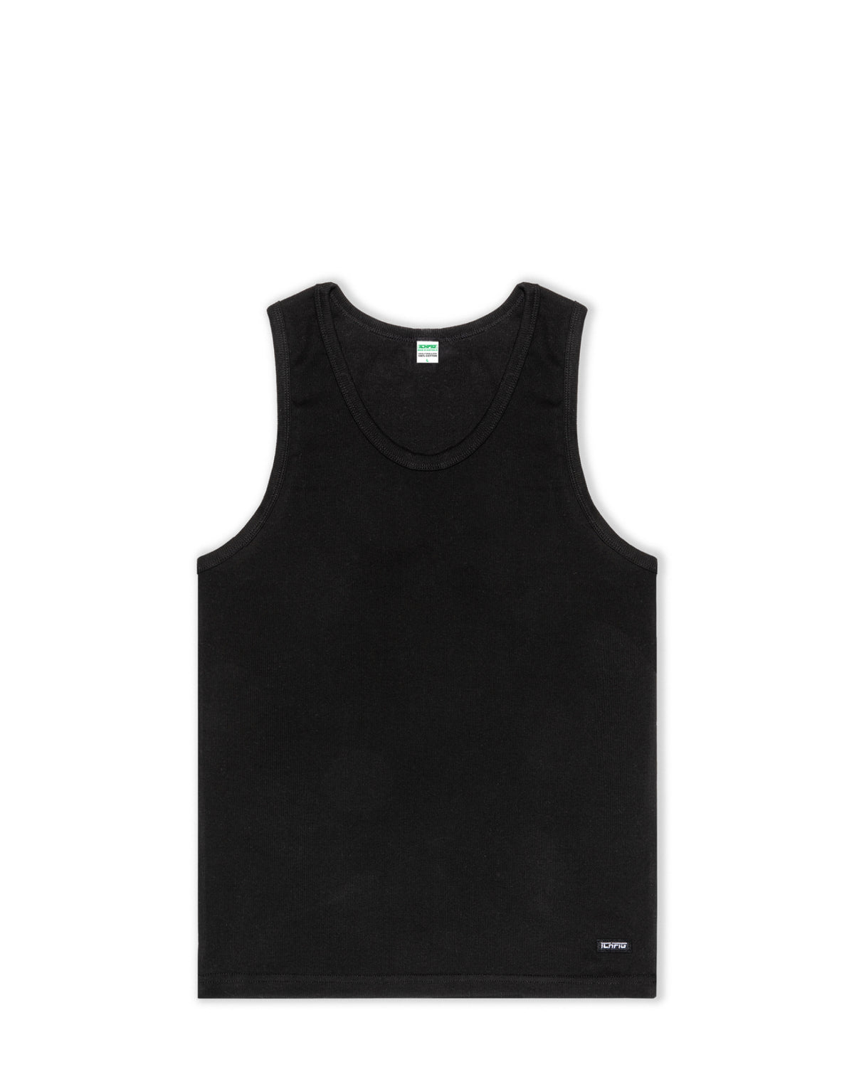 Pro Rib Singlet - Black