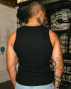 Pro Rib Singlet - Black