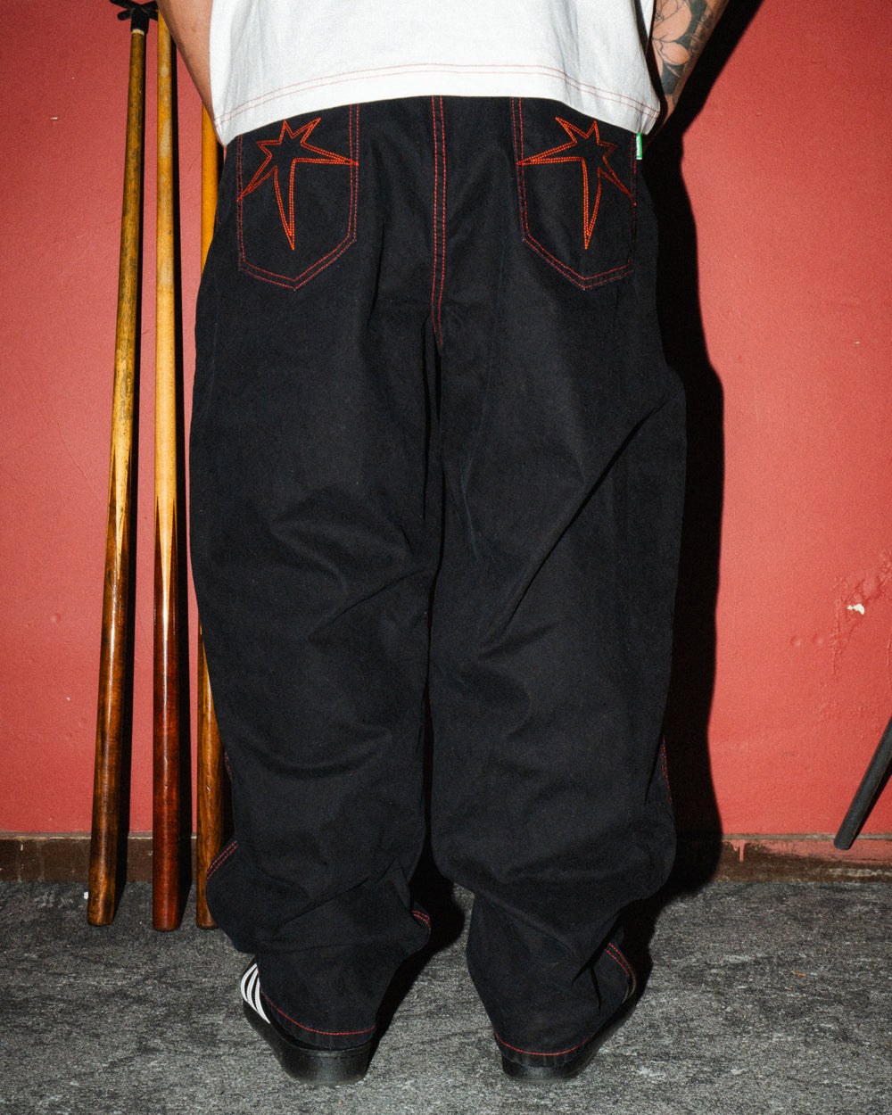 Allstar Canvas Pants - Faded Black