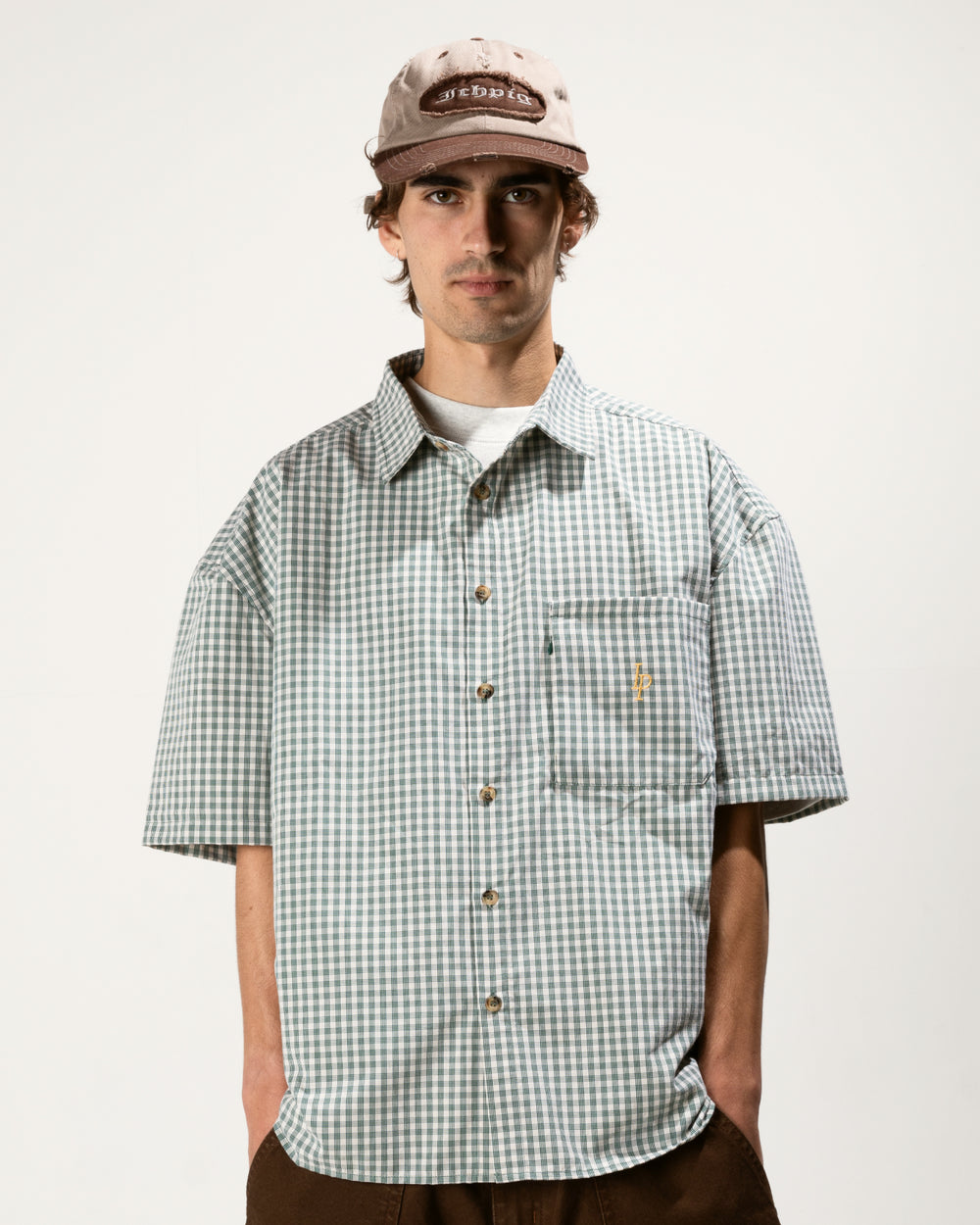 Heritage Plaid Shirt - Cream / Forest
