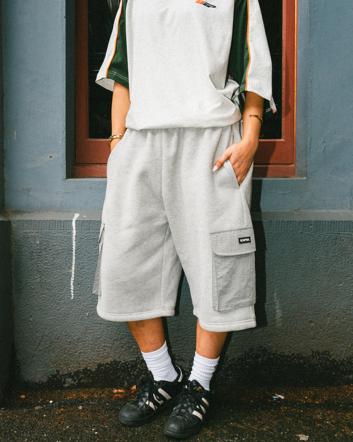 XL Cargo-Tech Shorts - Grey Marle