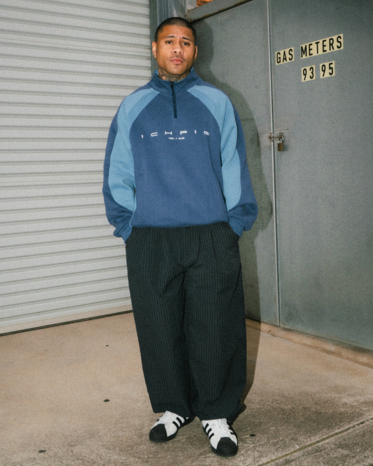 Flowline Panel 1/4 Zip - Steel