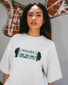 Headwave Tee - White Marle