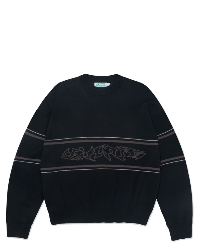 Razor Knitted Crew - Black