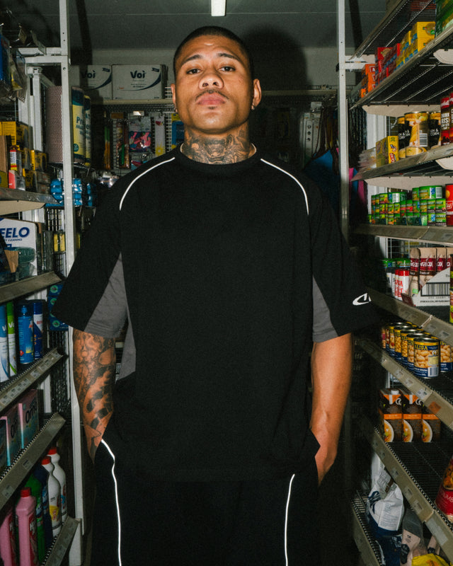 Optic Panel Tee - Black