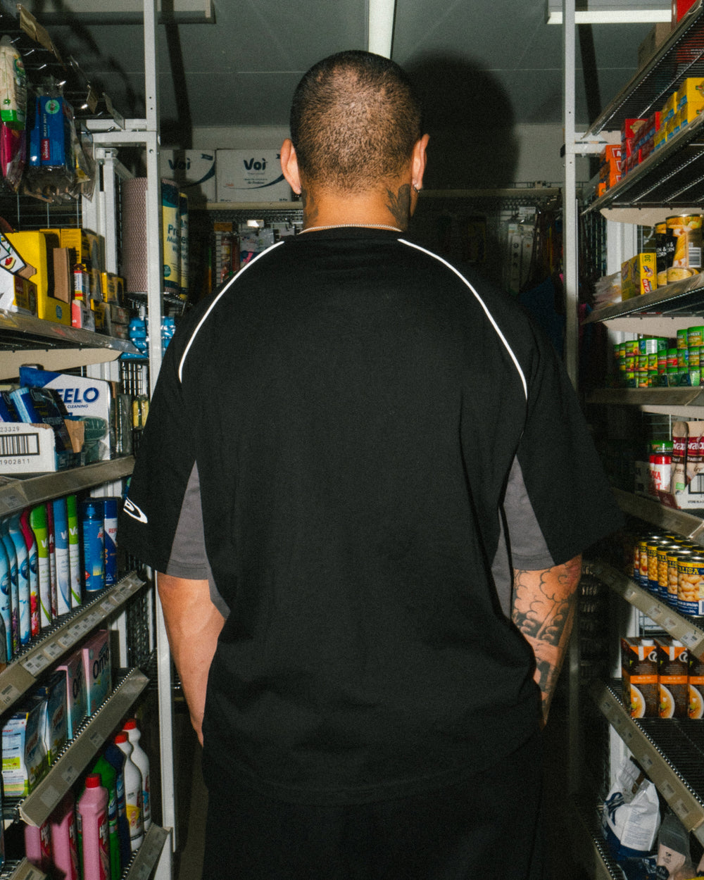 Optic Panel Tee - Black