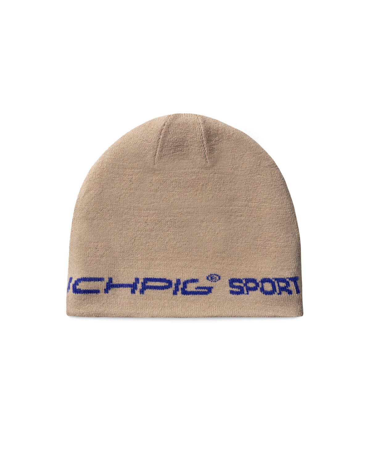 Sports Reversible Skull Beanie - Camel / Black
