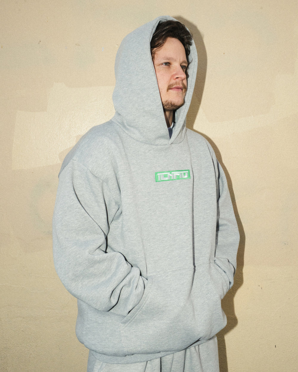 Aus Strike Cordless Hood - Grey Marle