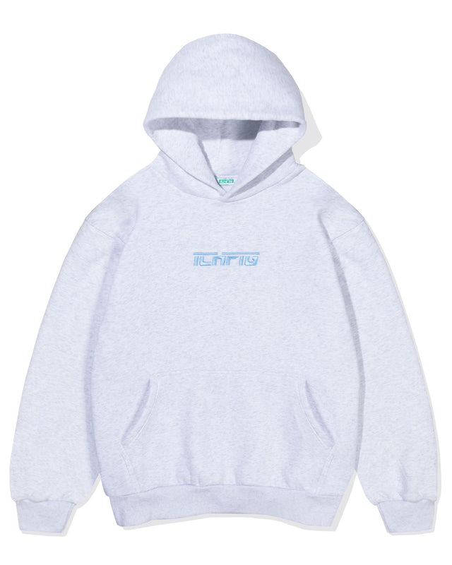 Strike Cordless Hood - White Marle / Sky Blue