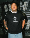Boxing Ringer Tee - Black