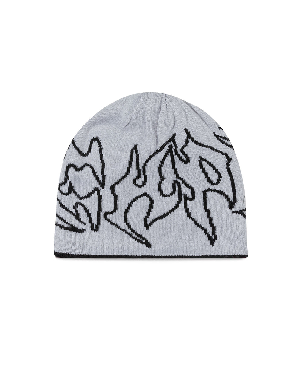 Razor Reversible Skull Beanie - Black / Grey