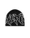 Razor Reversible Skull Beanie - Black / Grey