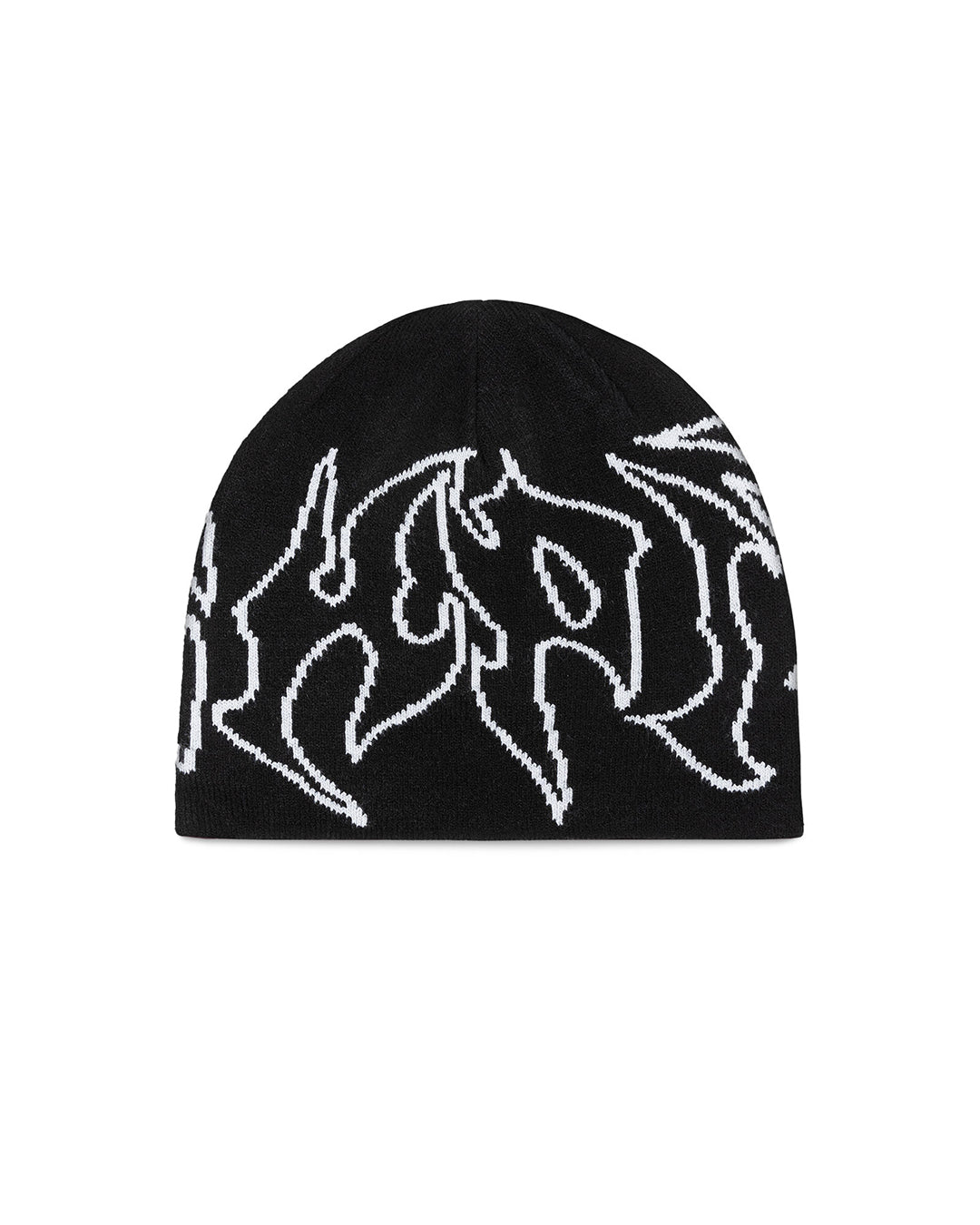 Razor Reversible Skull Beanie - Black / Grey