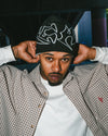 Razor Reversible Skull Beanie - Black / Grey