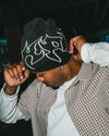 Razor Reversible Skull Beanie - Black / Grey
