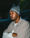 Razor Reversible Skull Beanie - Black / Grey