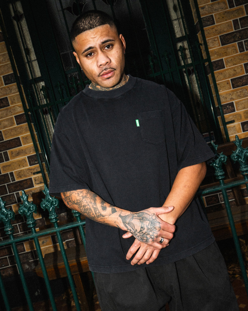 Heavyweight Pocket Tee - Onyx