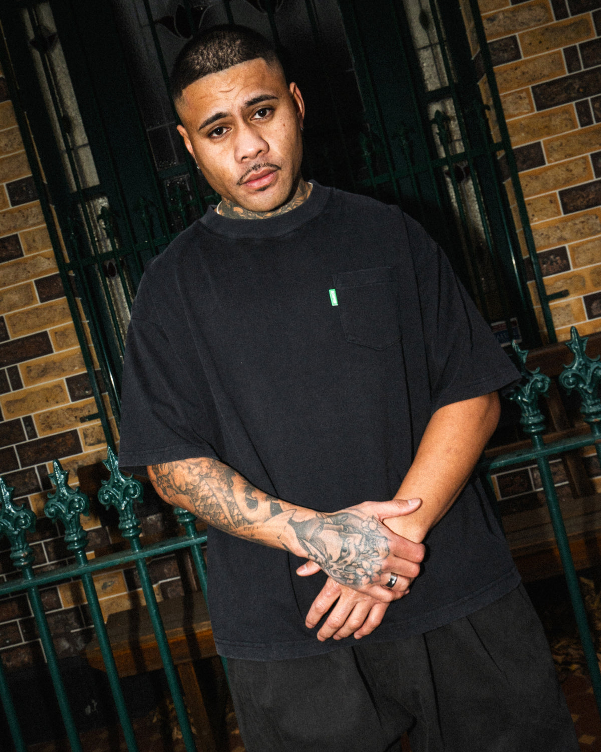 Heavyweight Pocket Tee - Onyx