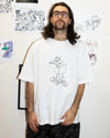 Sketchy Duck Tee - White