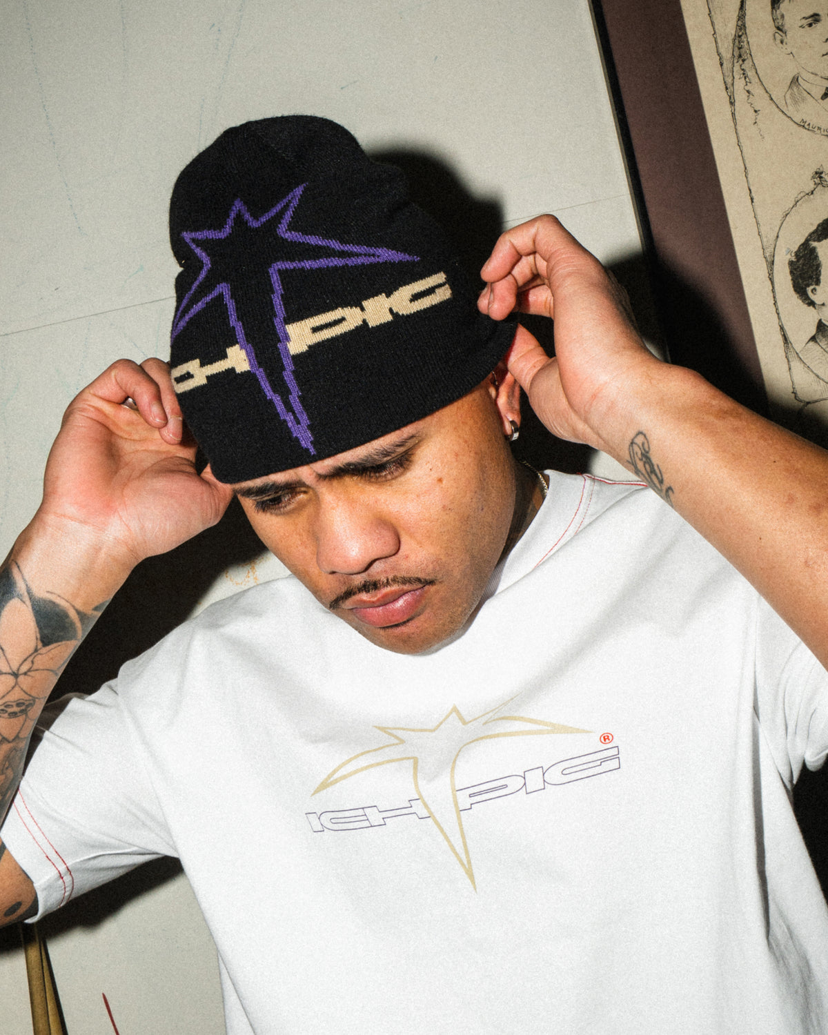 Allstar Reversible Skully - Red / Black