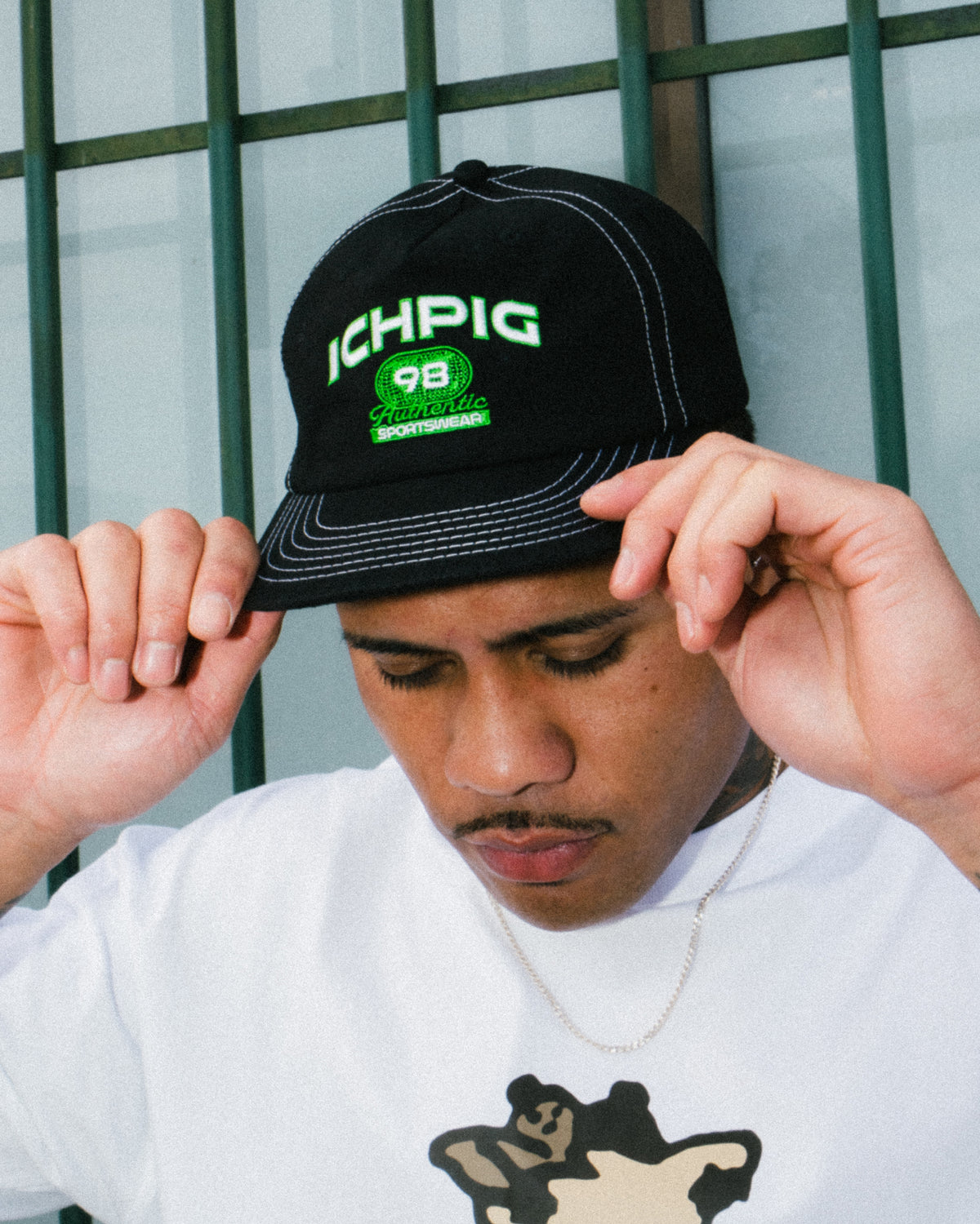 98 Snapback Hat - Black