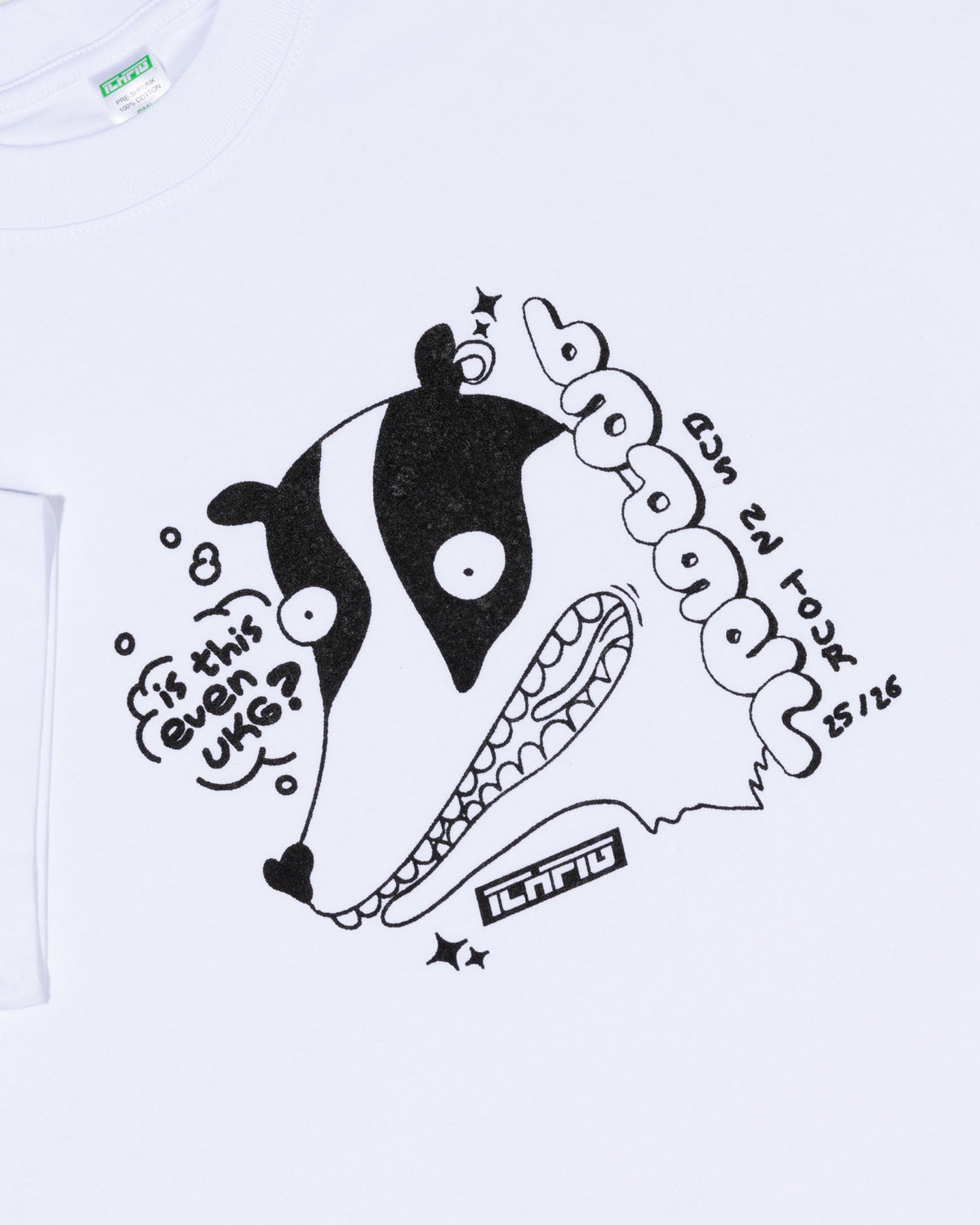 Badger UKG Tee - White