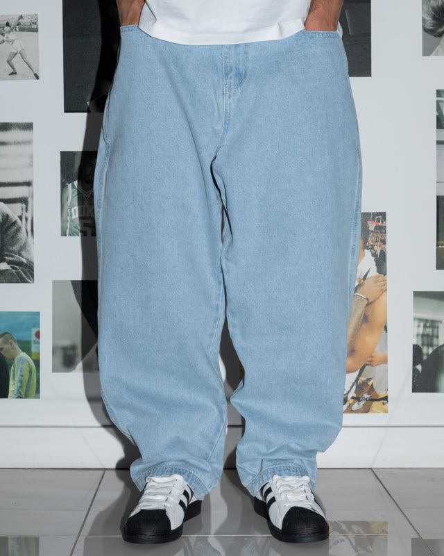 Pigasus Denim Jeans - Light Washed Indigo