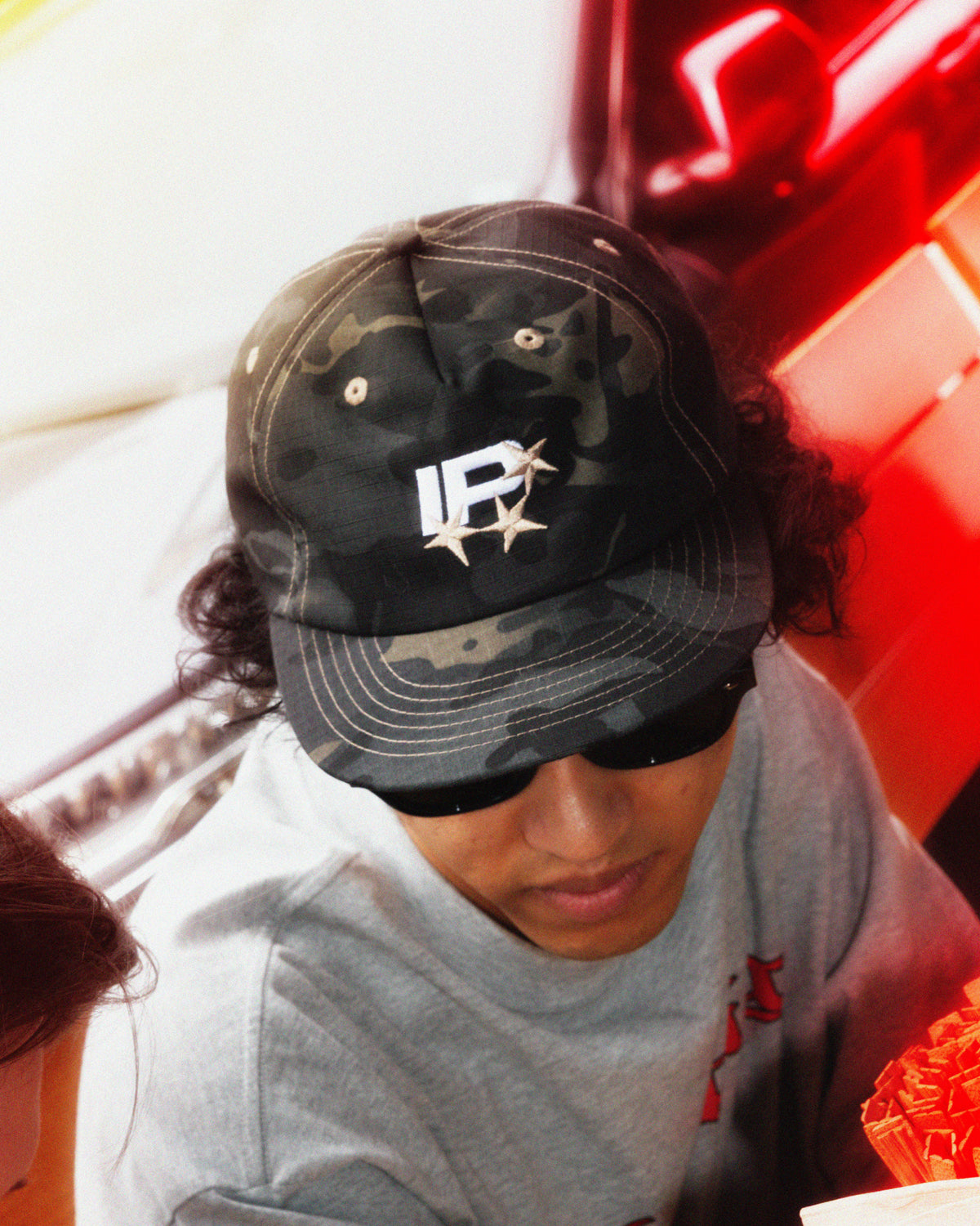 Capital Snapback Hat - Black Camo