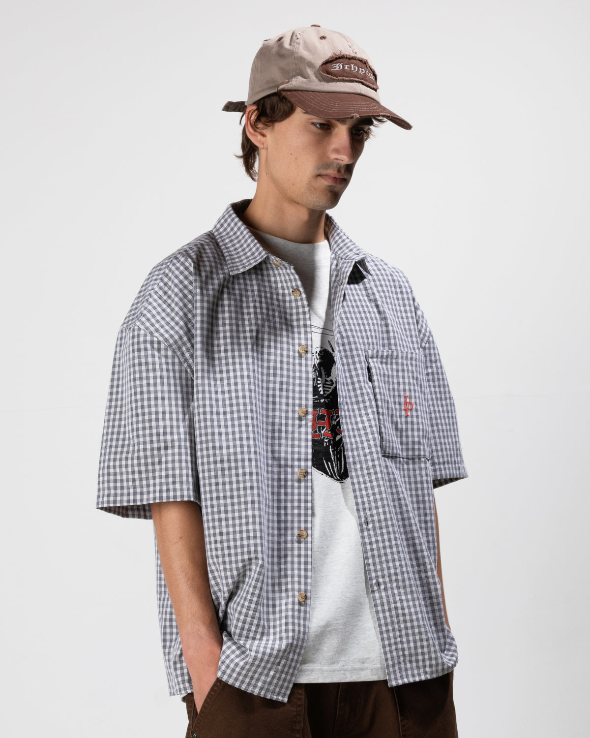 Heritage Plaid Shirt - Cream / Black