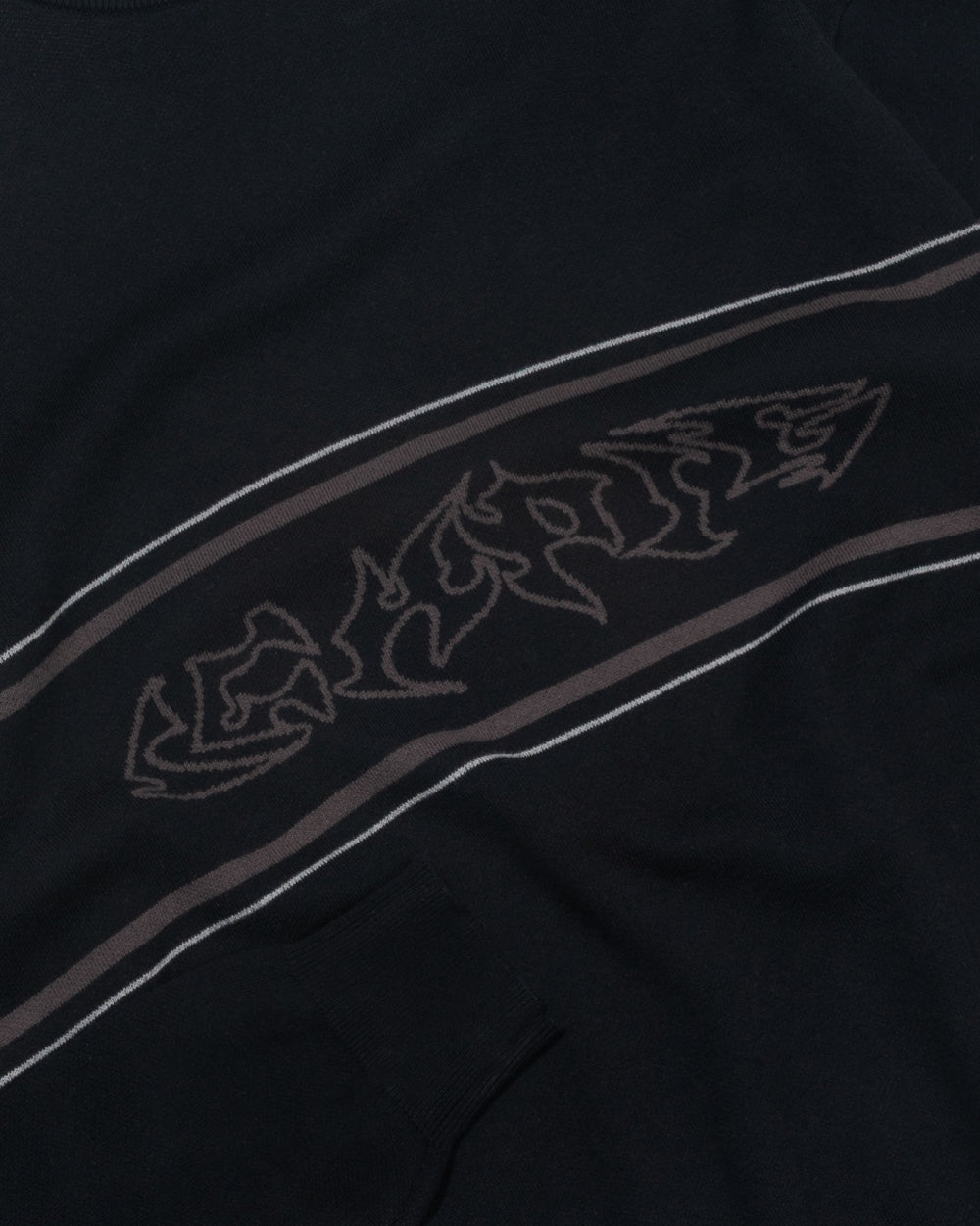 Razor Knitted Crew - Black