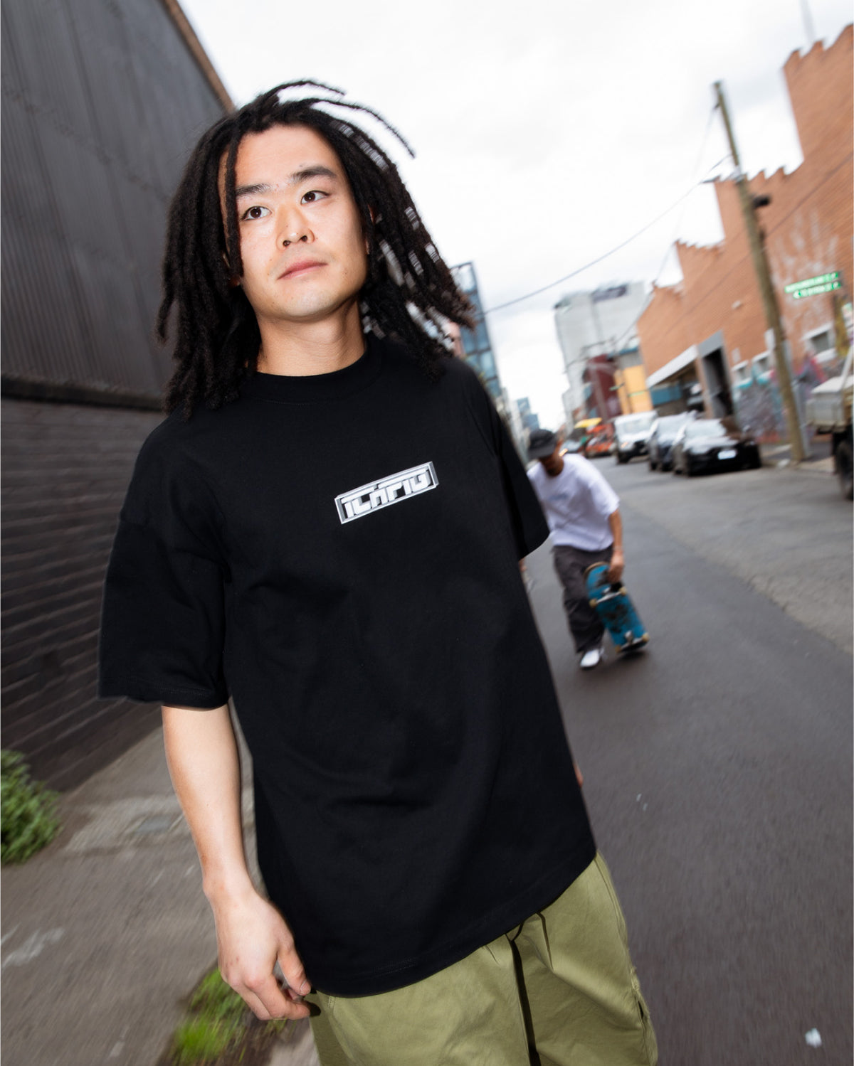 Strike Logo Tee - Black / White