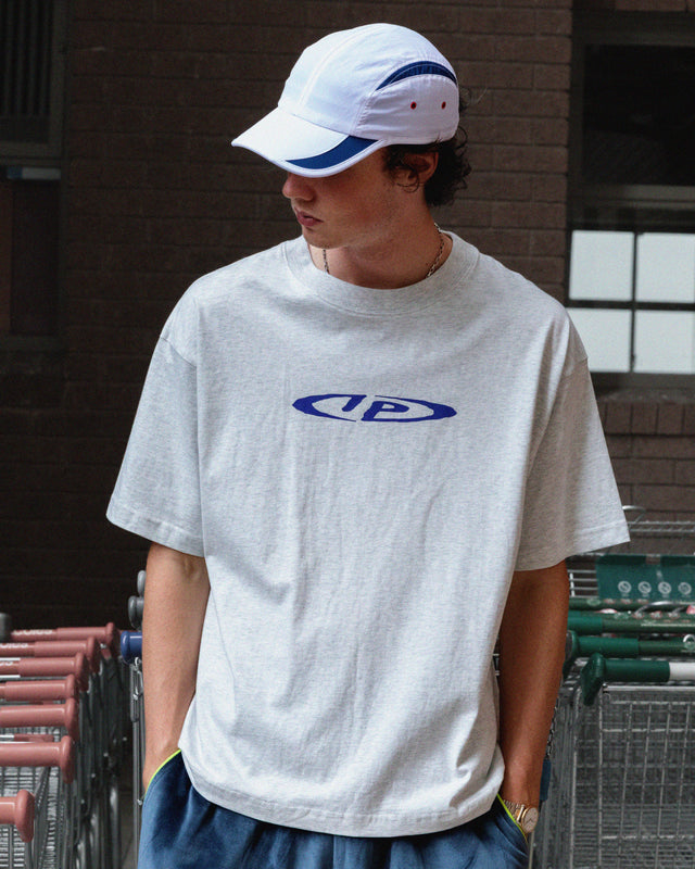 Optic Tee - White Marle