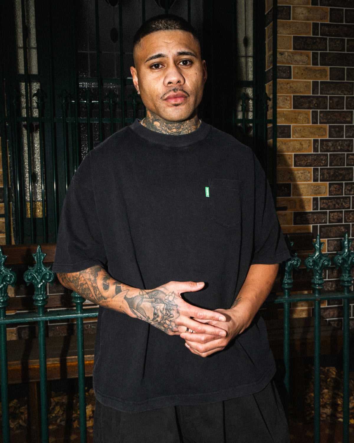 Heavyweight Pocket Tee - Onyx