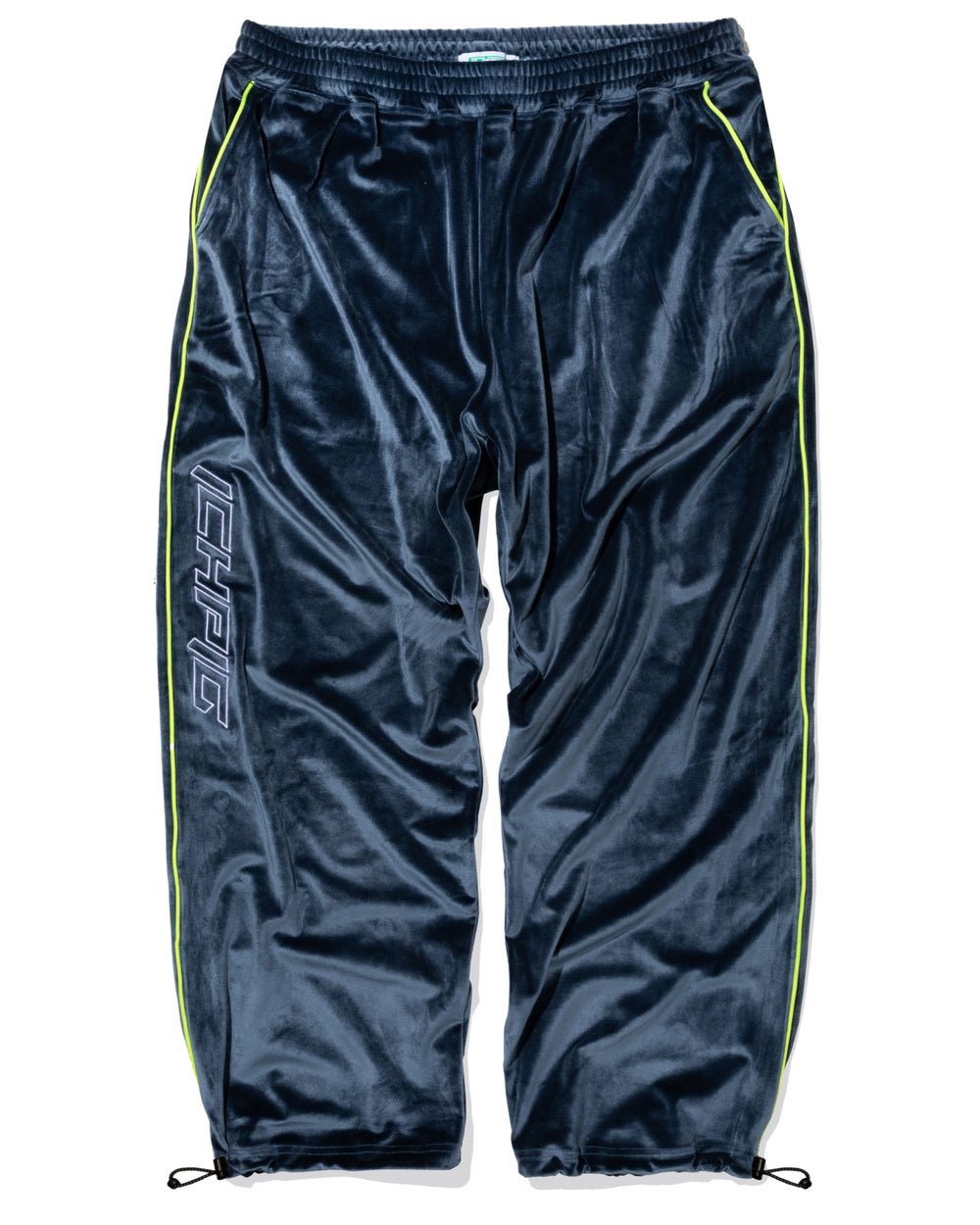 Breaker Velour Pants - Steel