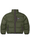 Odyssey Reversible Puffer Jacket - Olive / Grape