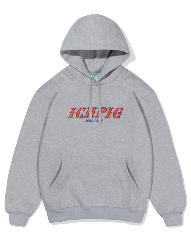Players Pullcord Hood - Grey Marle