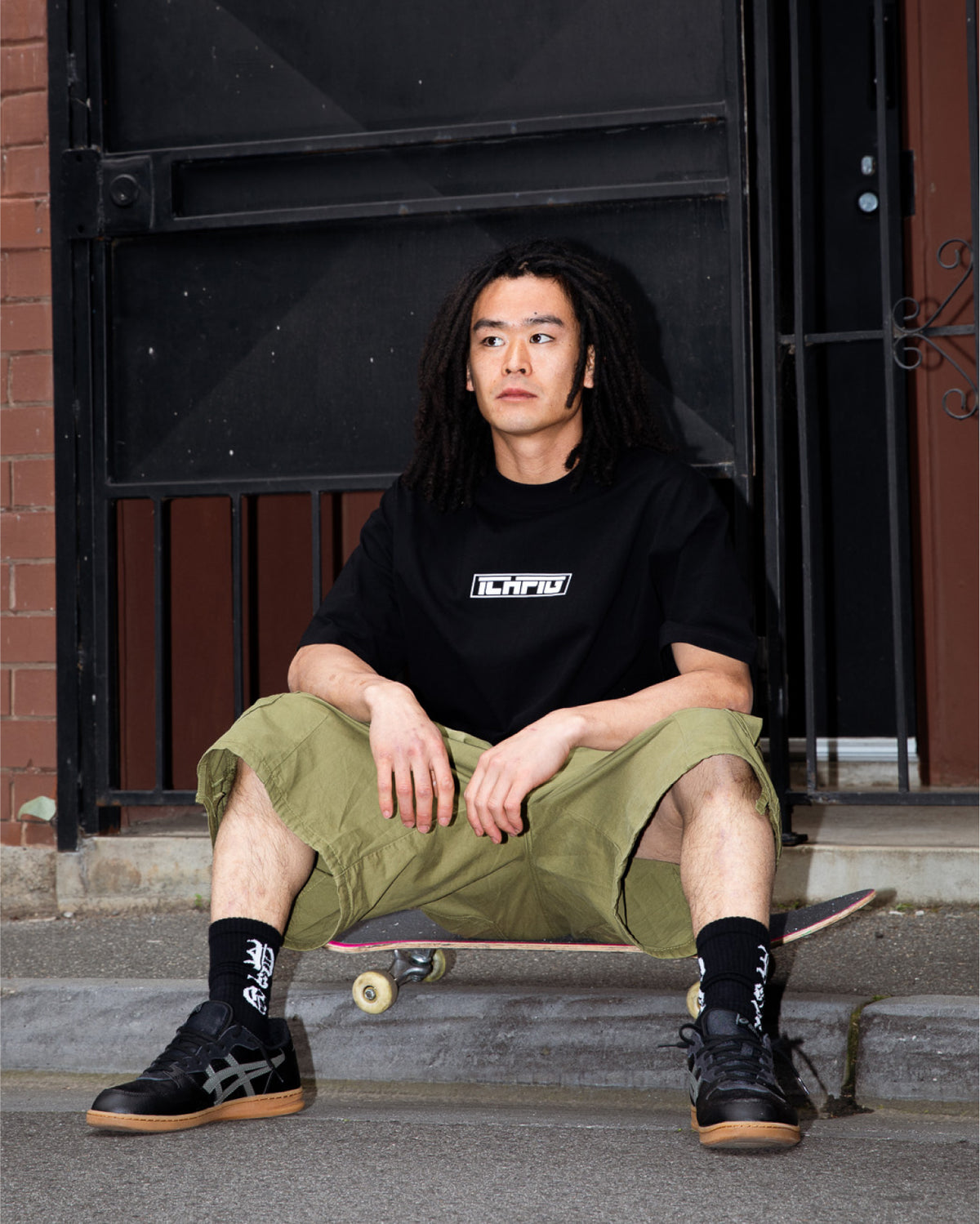 Strike Logo Tee - Black / White