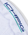 Sports Pullcord Hood - White Marle