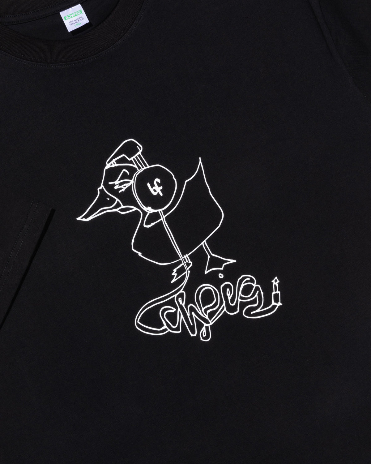 Sketchy Duck Tee - Black